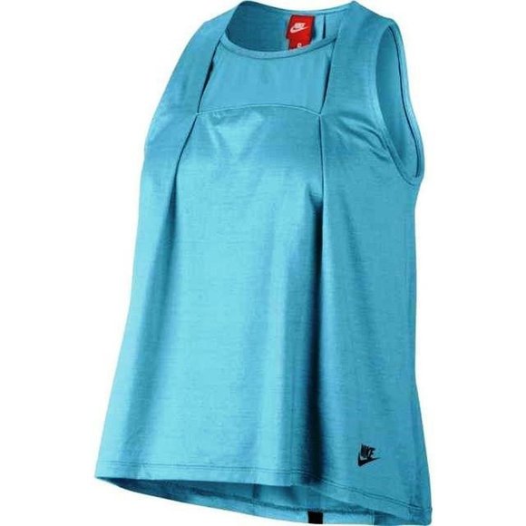 NIKE 833454 Bonded Tank Sleeveless Breathable Blue - Picture 3 of 5